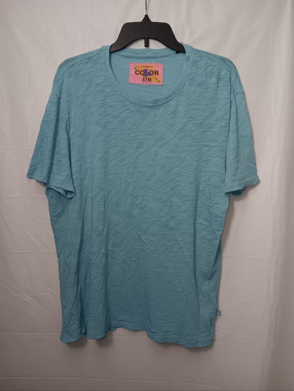 ATM Anthony Thomas Melillo Light Blue Slub Crew Tee